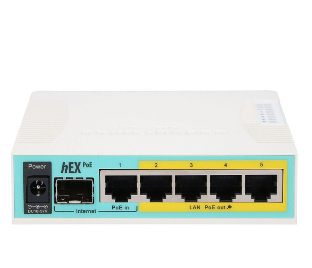 MikroTik hEX PoE RB960PGS (1xWAN 1xSFP 4xLAN) 4xPoE - 648454 - zdjęcie